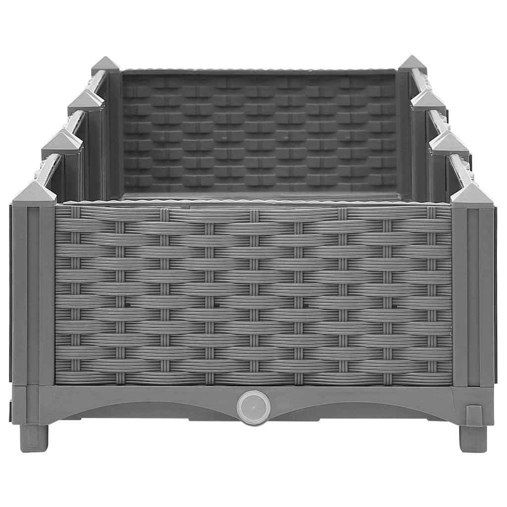 Plantenbak verhoogd 120x40x23 cm polypropeen is nu te koop bij PeponiXL, paradijselijk wonen!