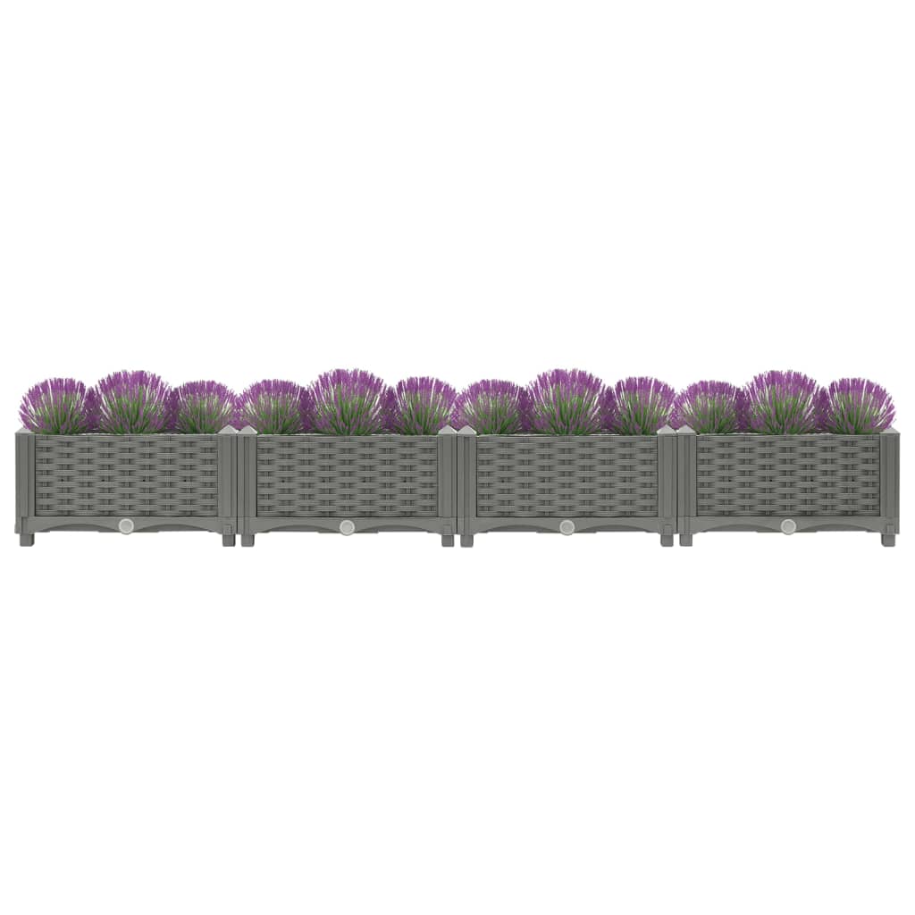 Plantenbak verhoogd 160x40x23 cm polypropeen is nu te koop bij PeponiXL, paradijselijk wonen!