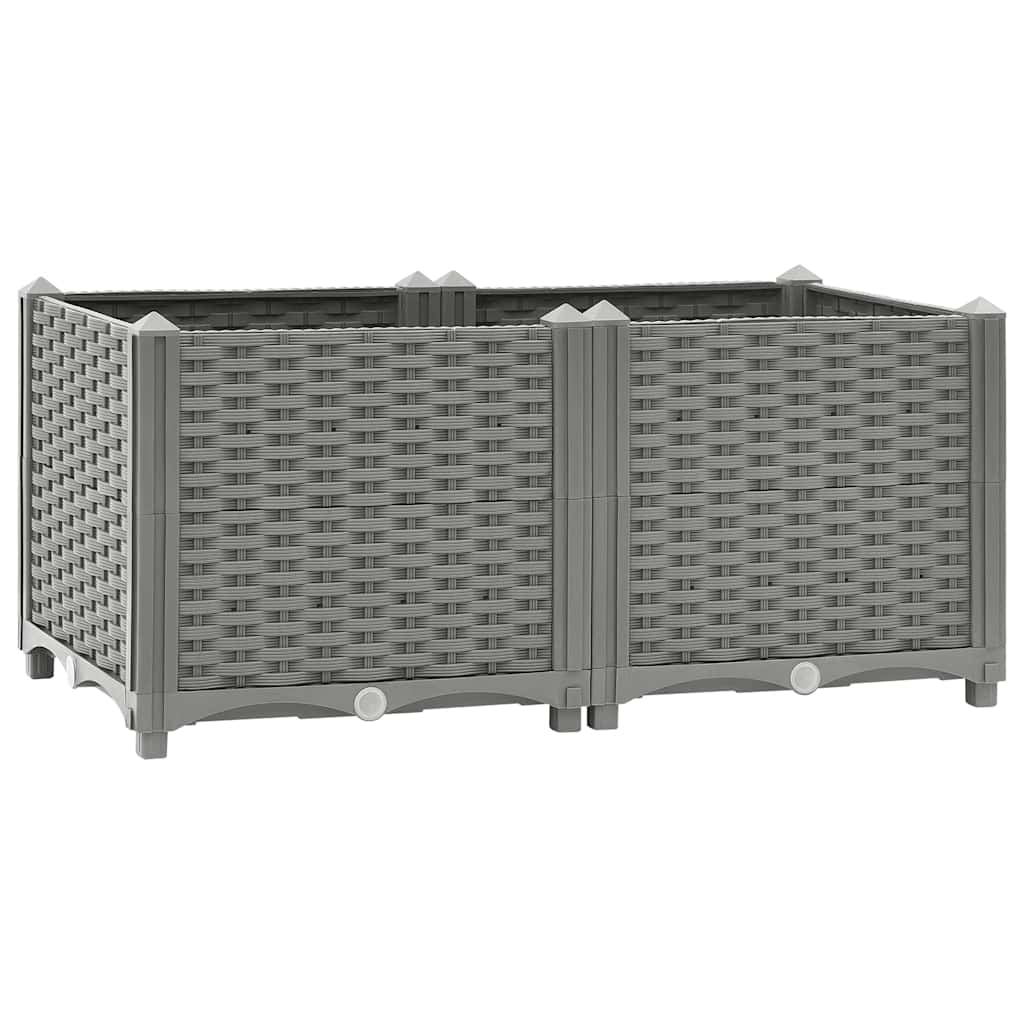 Plantenbak verhoogd 80x40x38 cm polypropeen is nu te koop bij PeponiXL, paradijselijk wonen!