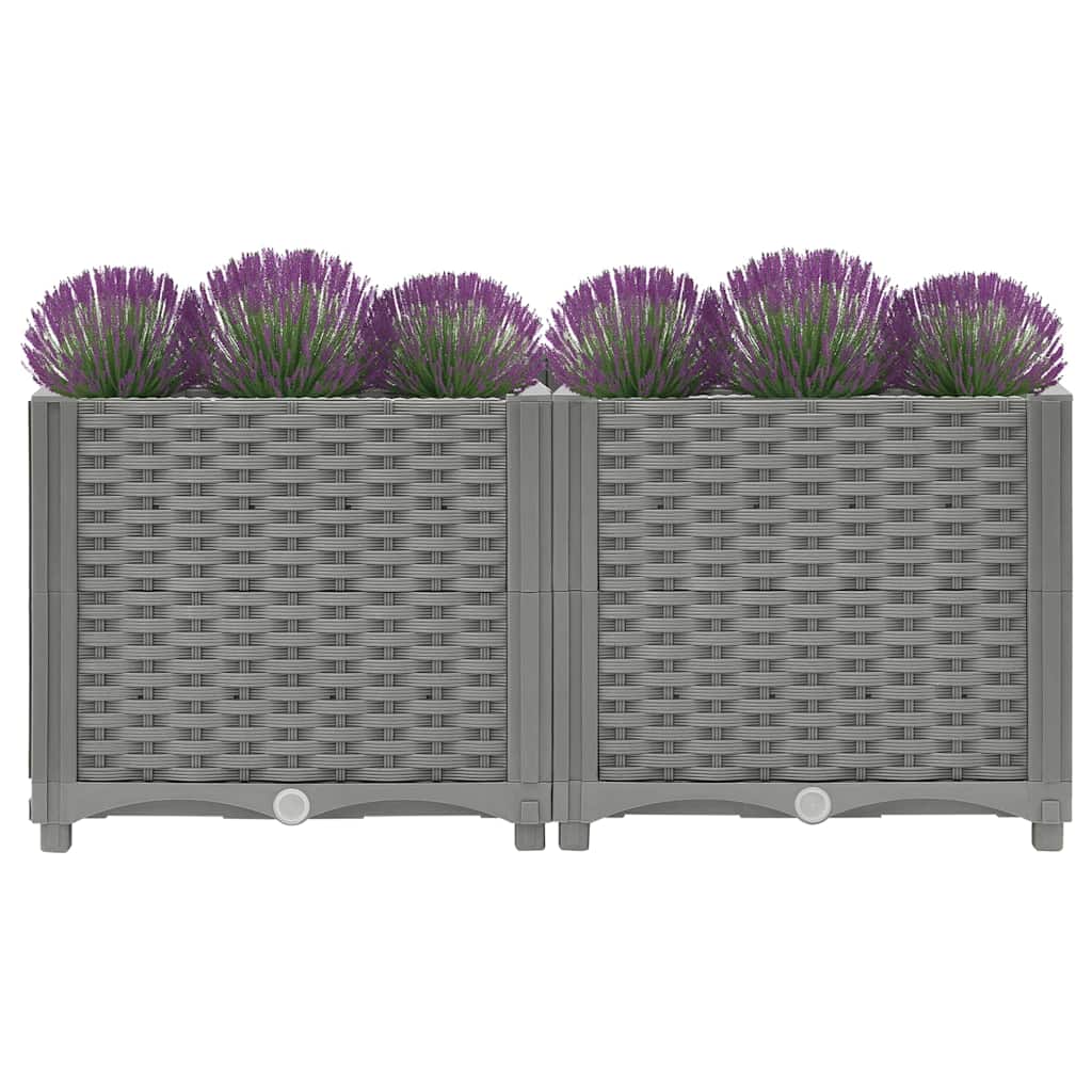 Plantenbak verhoogd 80x40x38 cm polypropeen is nu te koop bij PeponiXL, paradijselijk wonen!