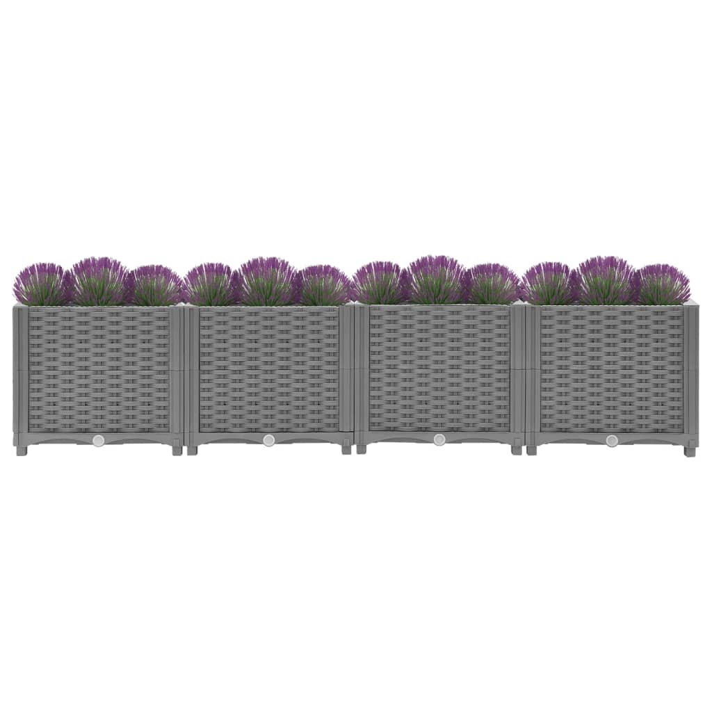 Plantenbak verhoogd 160x40x38 cm polypropeen is nu te koop bij PeponiXL, paradijselijk wonen!