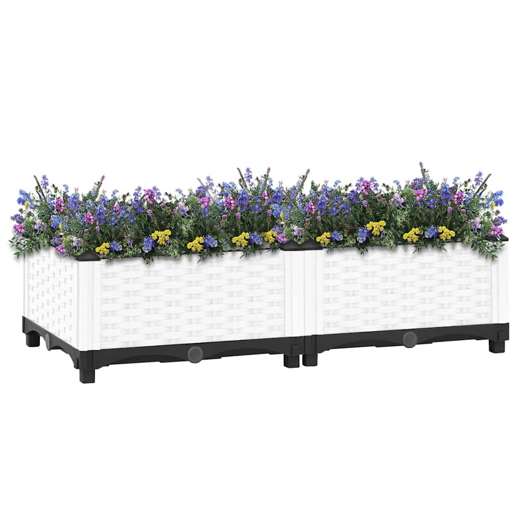 Plantenbak verhoogd 80x40x23 cm polypropeen is nu te koop bij PeponiXL, paradijselijk wonen!