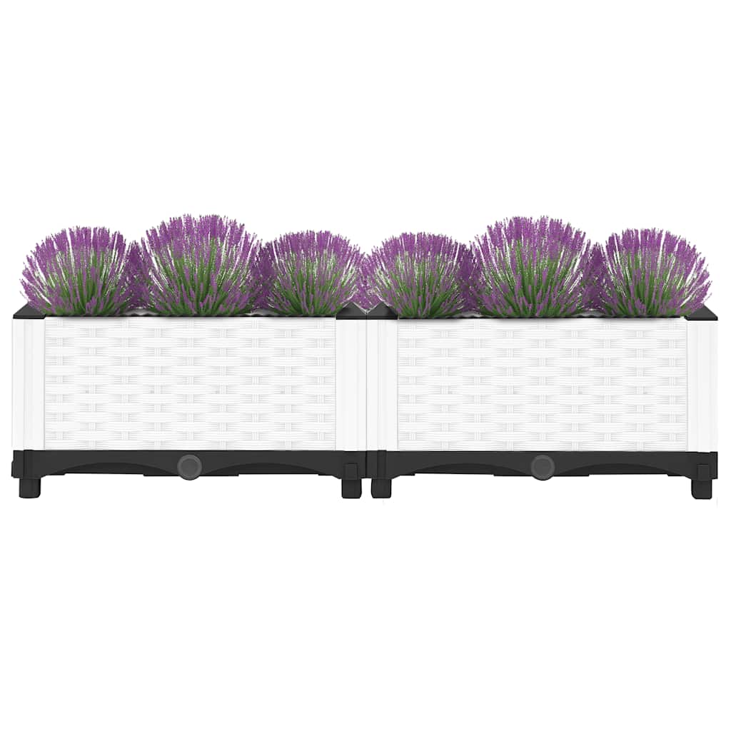 Plantenbak verhoogd 80x40x23 cm polypropeen is nu te koop bij PeponiXL, paradijselijk wonen!