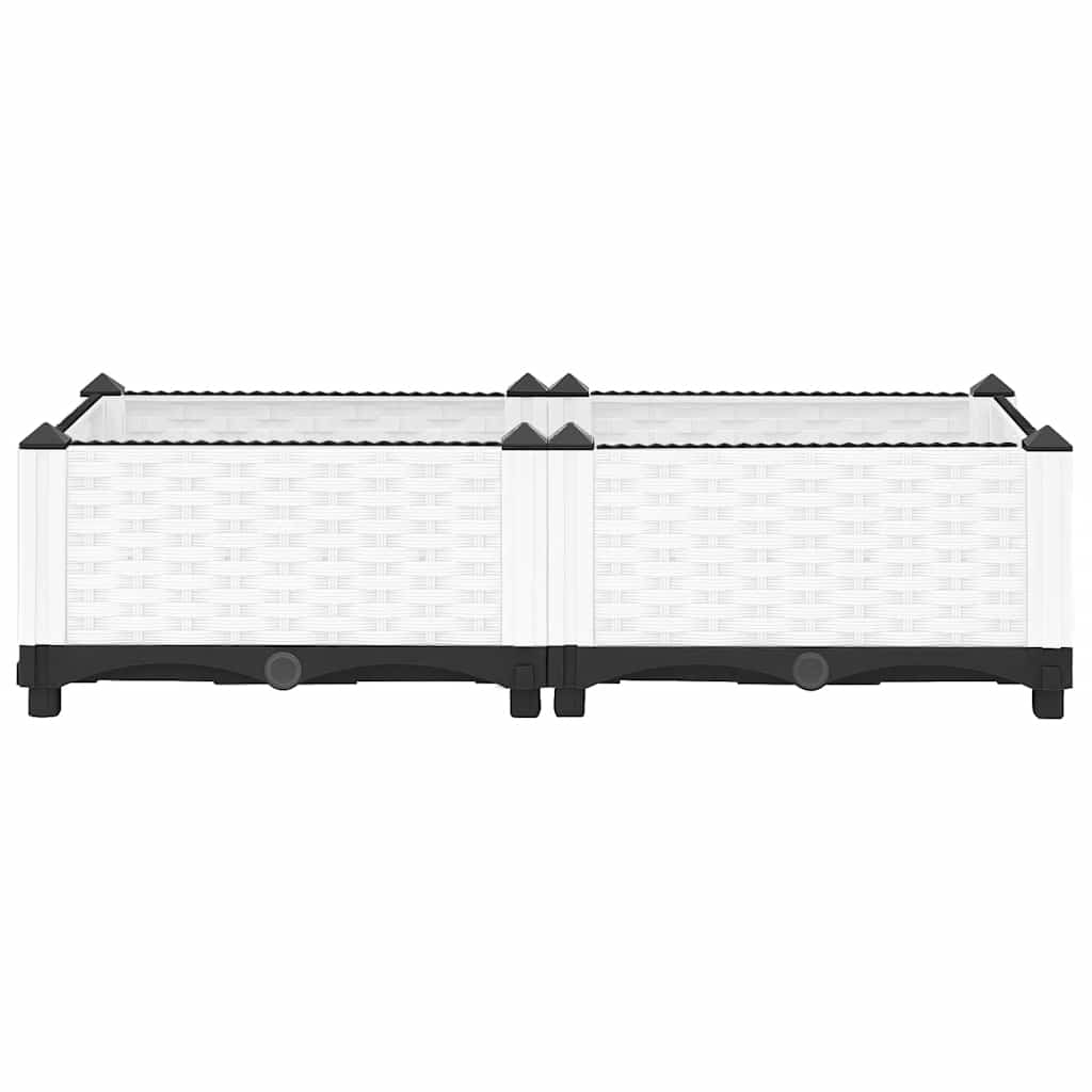 Plantenbak verhoogd 80x40x23 cm polypropeen is nu te koop bij PeponiXL, paradijselijk wonen!