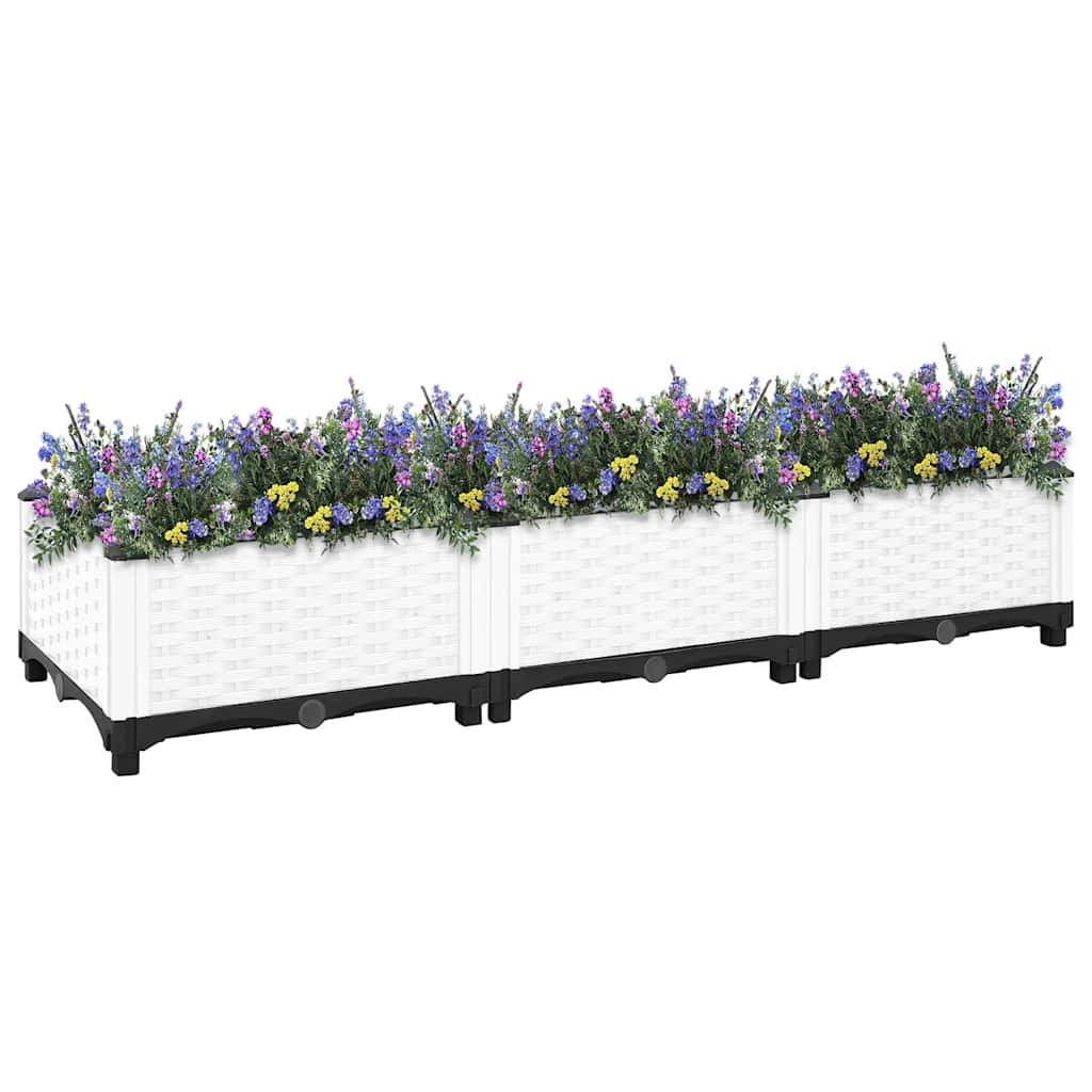Plantenbak verhoogd 120x40x23 cm polypropeen is nu te koop bij PeponiXL, paradijselijk wonen!