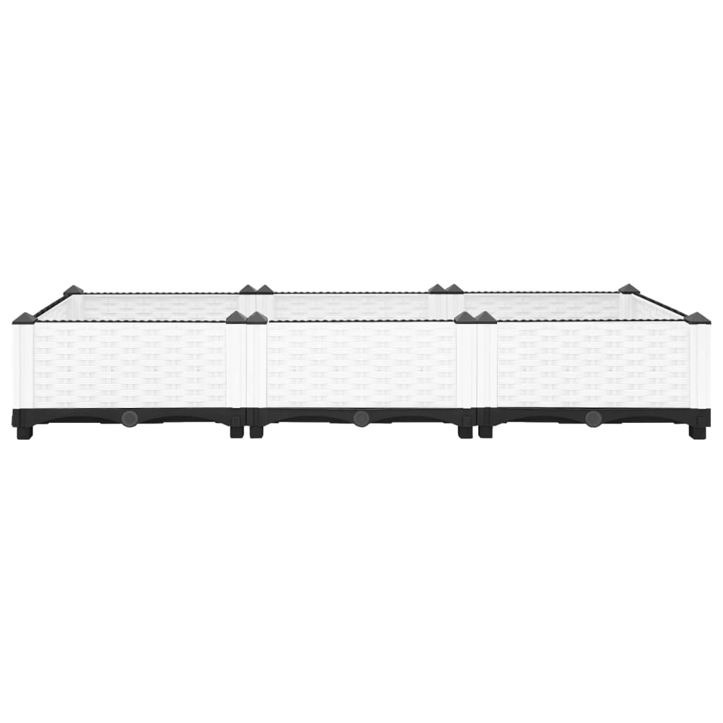 Plantenbak verhoogd 120x40x23 cm polypropeen is nu te koop bij PeponiXL, paradijselijk wonen!