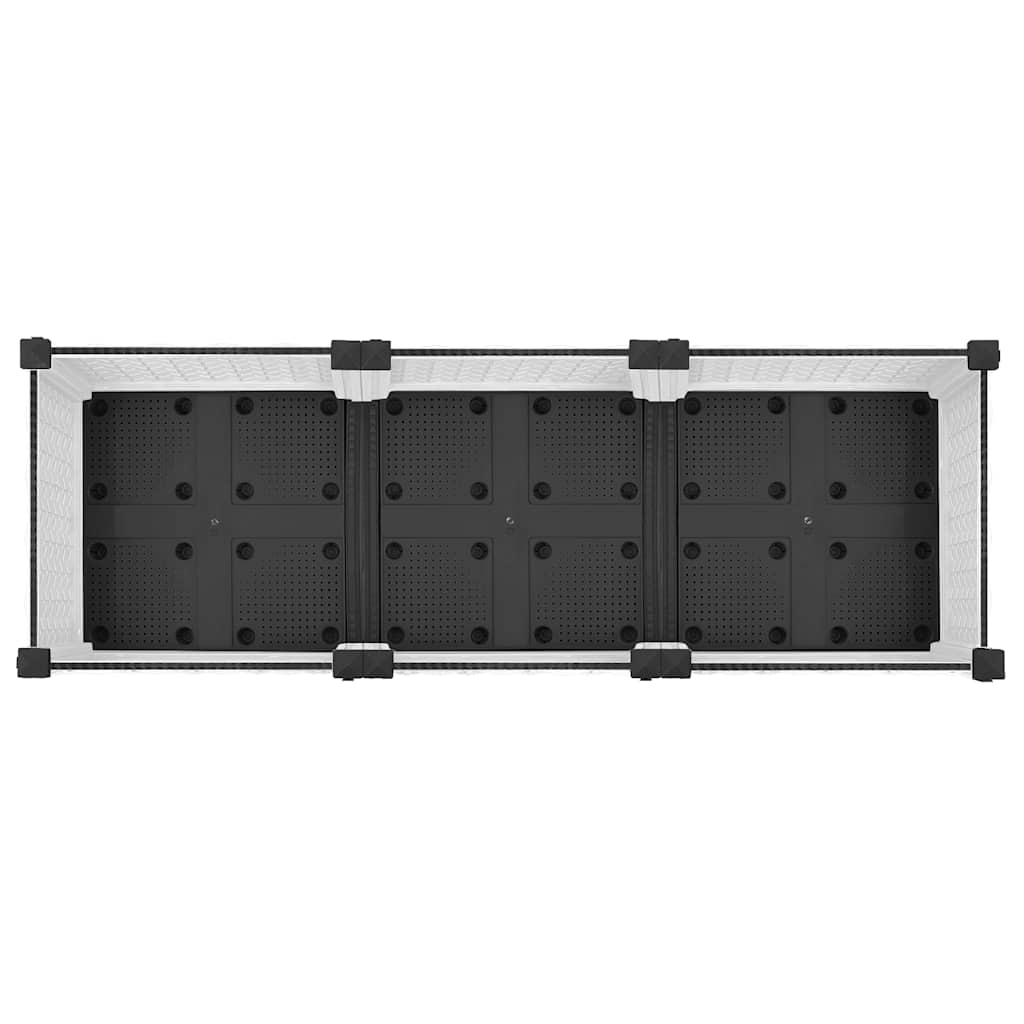Plantenbak verhoogd 120x40x23 cm polypropeen is nu te koop bij PeponiXL, paradijselijk wonen!