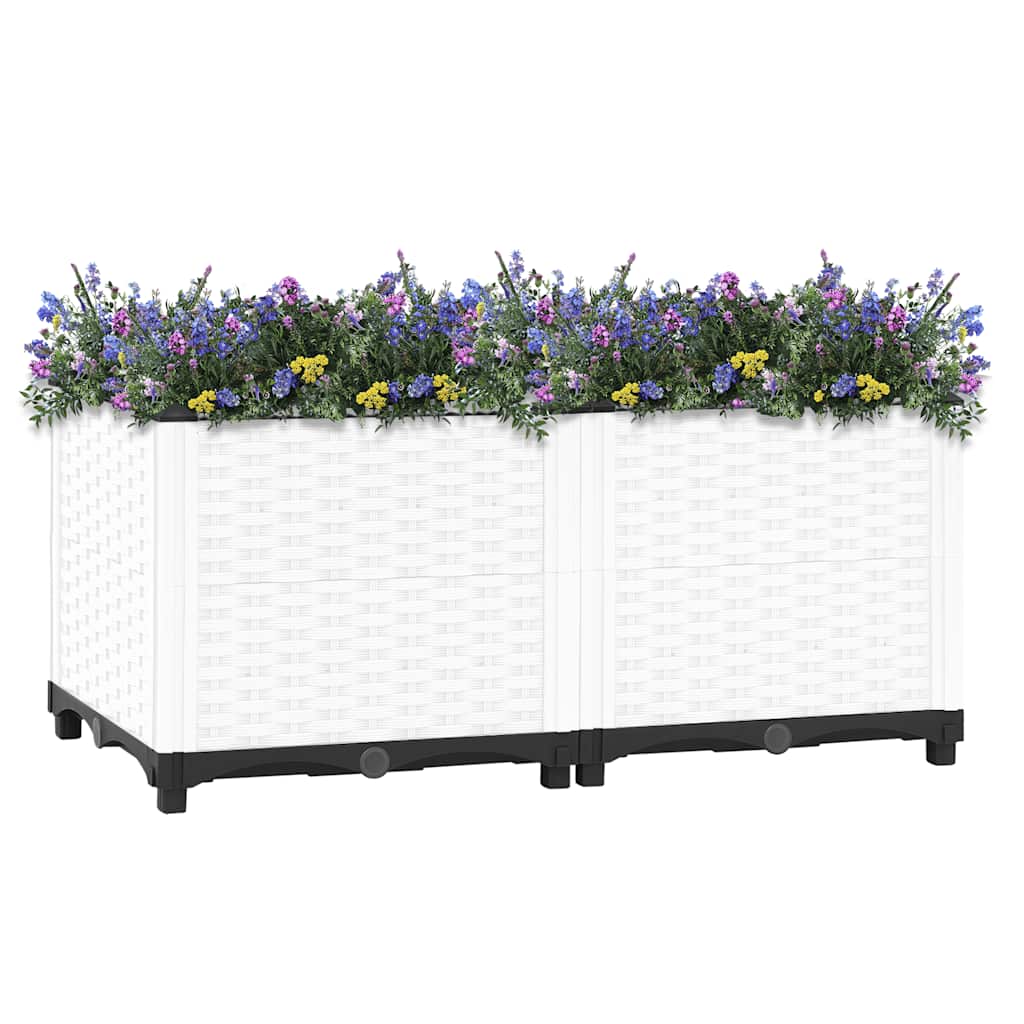 Plantenbak verhoogd 80x40x38 cm polypropeen is nu te koop bij PeponiXL, paradijselijk wonen!
