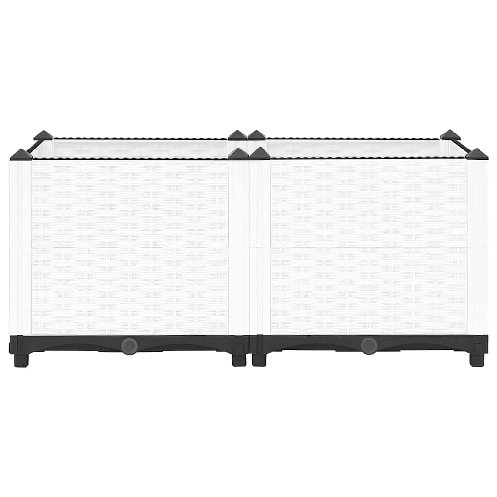 Plantenbak verhoogd 80x40x38 cm polypropeen is nu te koop bij PeponiXL, paradijselijk wonen!