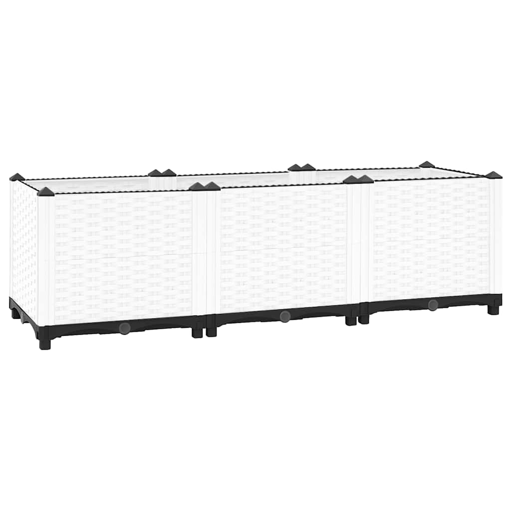 Plantenbak verhoogd 120x40x38 cm polypropeen is nu te koop bij PeponiXL, paradijselijk wonen!