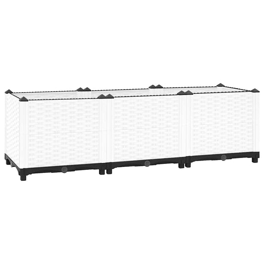 Plantenbak verhoogd 120x40x38 cm polypropeen is nu te koop bij PeponiXL, paradijselijk wonen!