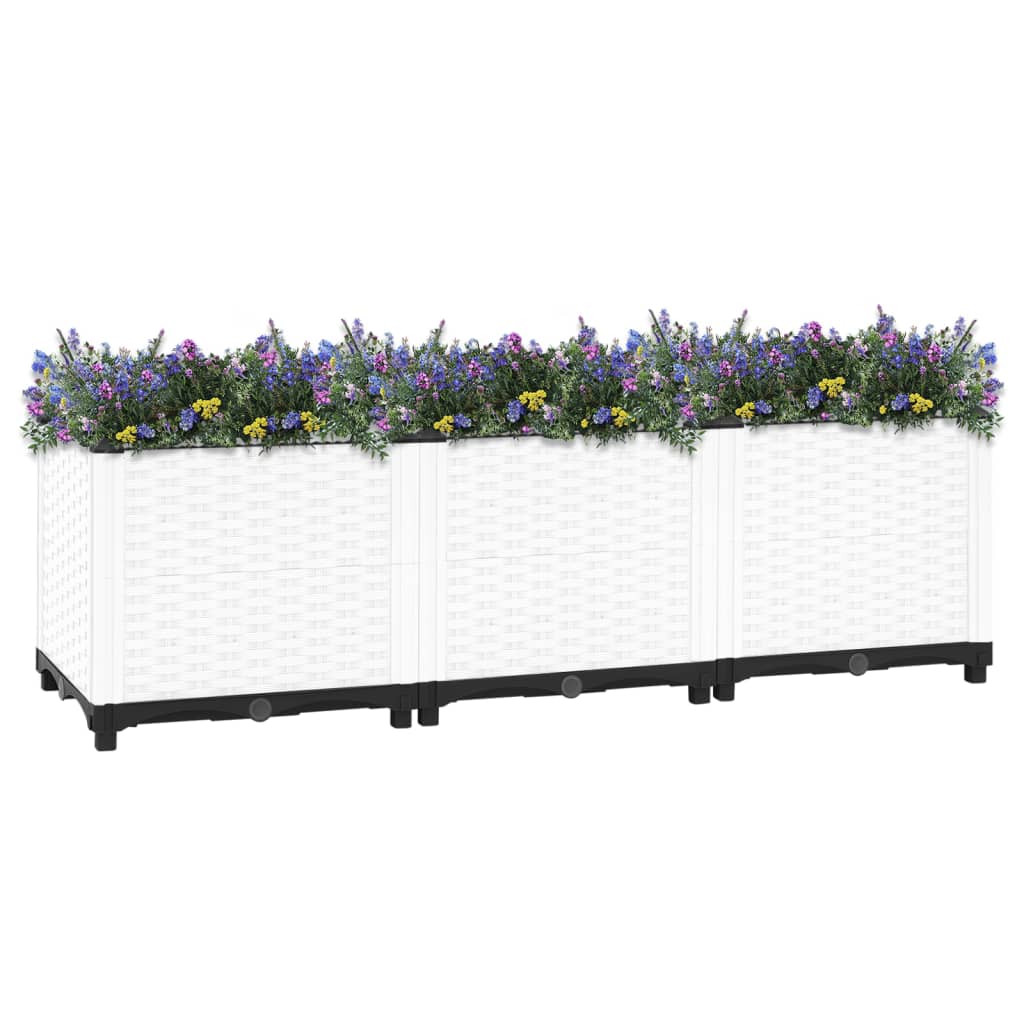 Plantenbak verhoogd 120x40x38 cm polypropeen is nu te koop bij PeponiXL, paradijselijk wonen!