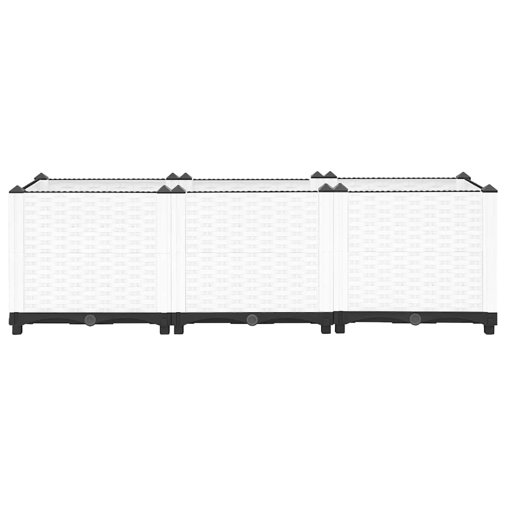 Plantenbak verhoogd 120x40x38 cm polypropeen is nu te koop bij PeponiXL, paradijselijk wonen!