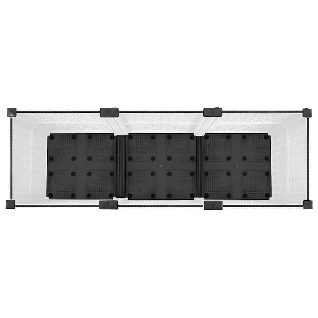 Plantenbak verhoogd 120x40x38 cm polypropeen is nu te koop bij PeponiXL, paradijselijk wonen!