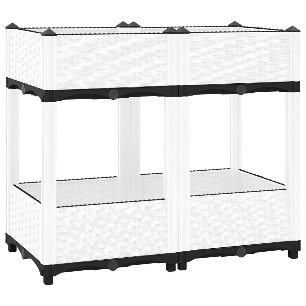 Plantenbak verhoogd 80x40x71 cm polypropeen is nu te koop bij PeponiXL, paradijselijk wonen!