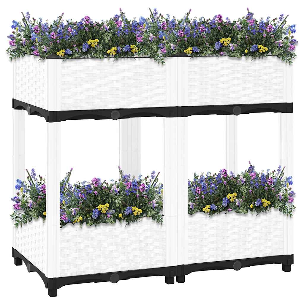 Plantenbak verhoogd 80x40x71 cm polypropeen is nu te koop bij PeponiXL, paradijselijk wonen!