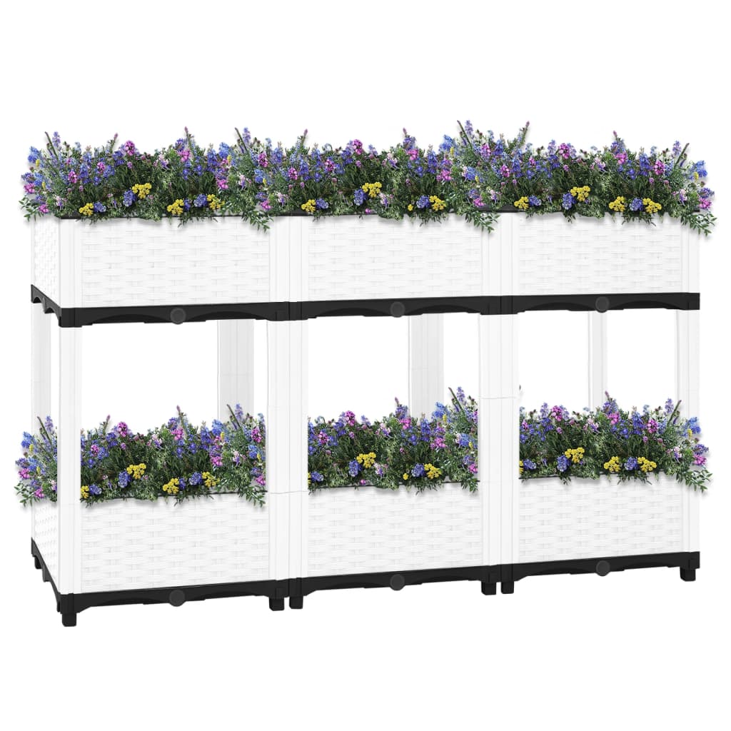 Plantenbak verhoogd 120x40x71 cm polypropeen is nu te koop bij PeponiXL, paradijselijk wonen!