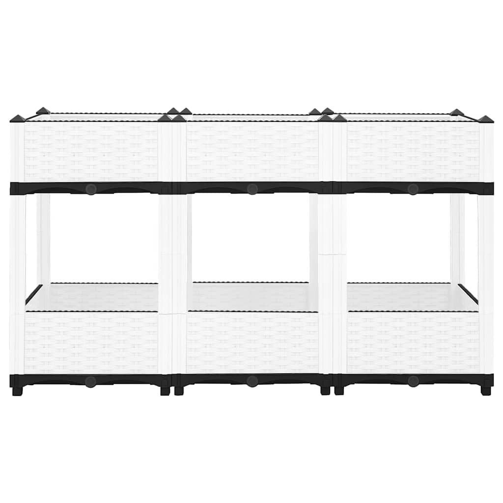 Plantenbak verhoogd 120x40x71 cm polypropeen is nu te koop bij PeponiXL, paradijselijk wonen!