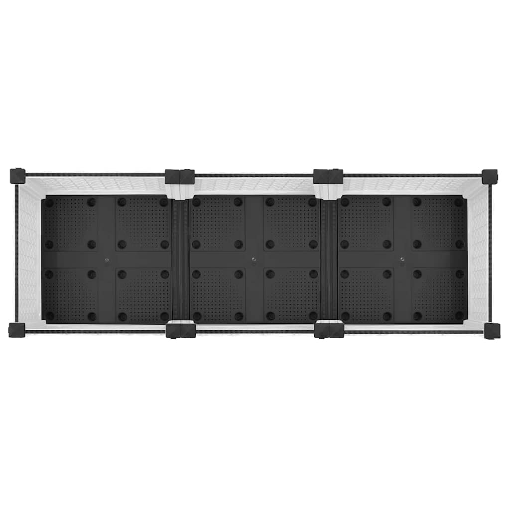 Plantenbak verhoogd 120x40x71 cm polypropeen is nu te koop bij PeponiXL, paradijselijk wonen!