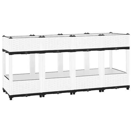 Plantenbak verhoogd 160x40x71 cm polypropeen is nu te koop bij PeponiXL, paradijselijk wonen!