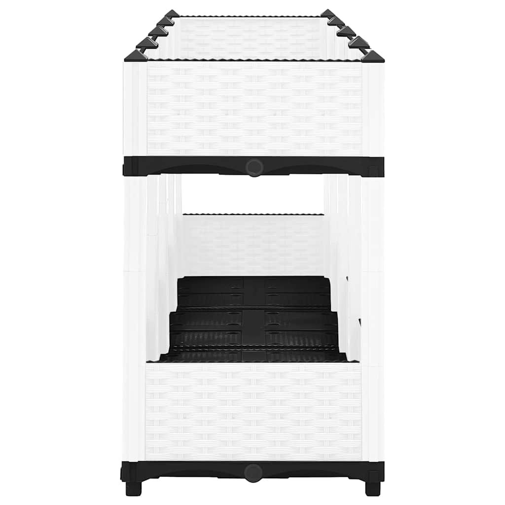 Plantenbak verhoogd 160x40x71 cm polypropeen is nu te koop bij PeponiXL, paradijselijk wonen!