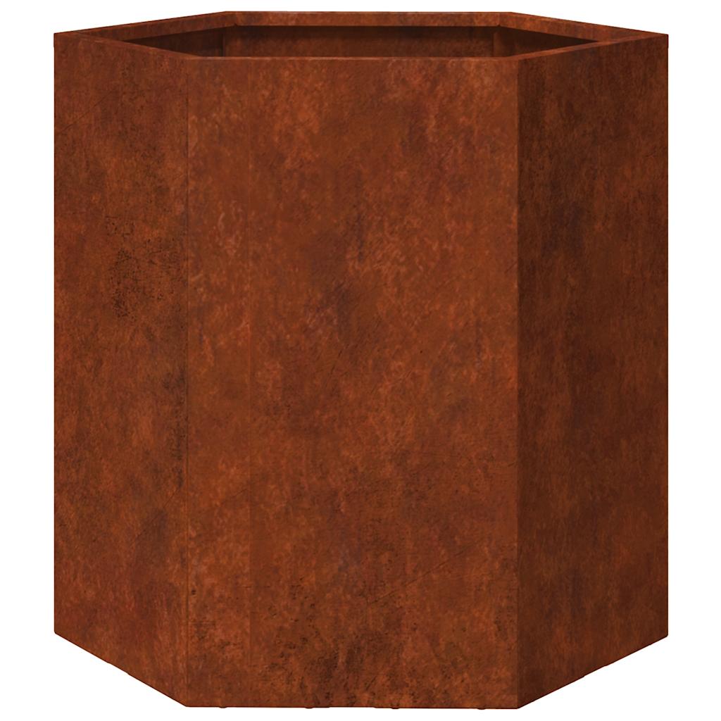 Plantenbak roestig 40x40x45 cm cortenstaal is nu te koop bij PeponiXL, paradijselijk wonen!