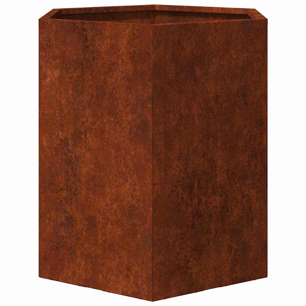 Plantenbak roestig 40x40x45 cm cortenstaal is nu te koop bij PeponiXL, paradijselijk wonen!