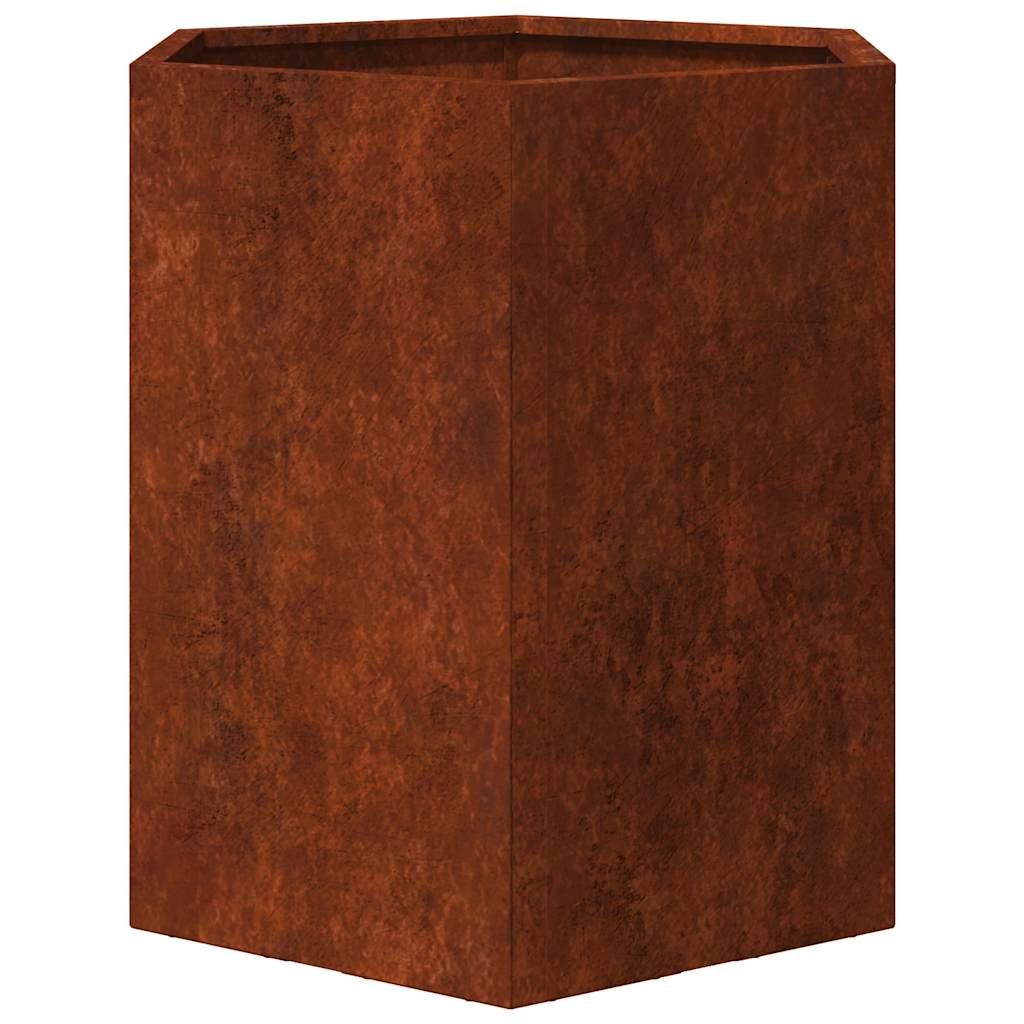 Plantenbak roestig 40x40x45 cm cortenstaal is nu te koop bij PeponiXL, paradijselijk wonen!
