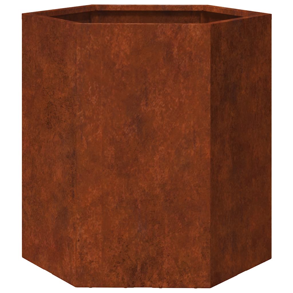 Plantenbak roestig 40x40x45 cm cortenstaal is nu te koop bij PeponiXL, paradijselijk wonen!