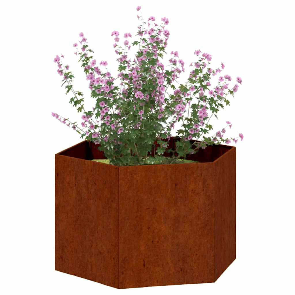 Plantenbak roestig 60x60x45 cm cortenstaal is nu te koop bij PeponiXL, paradijselijk wonen!