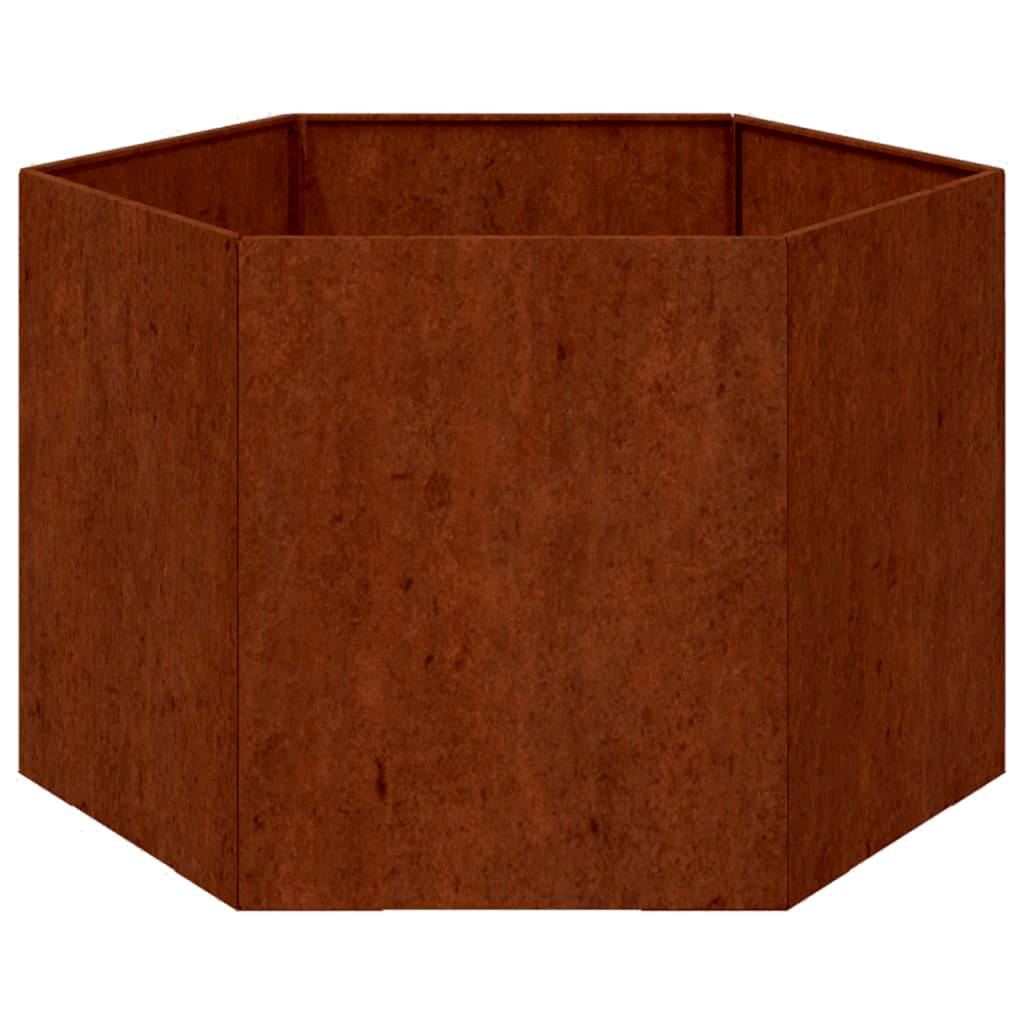 Plantenbak roestig 60x60x45 cm cortenstaal is nu te koop bij PeponiXL, paradijselijk wonen!