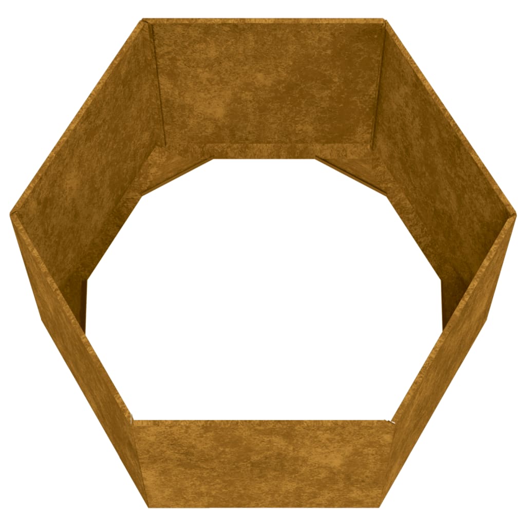 Plantenbak roestig 60x60x45 cm cortenstaal is nu te koop bij PeponiXL, paradijselijk wonen!