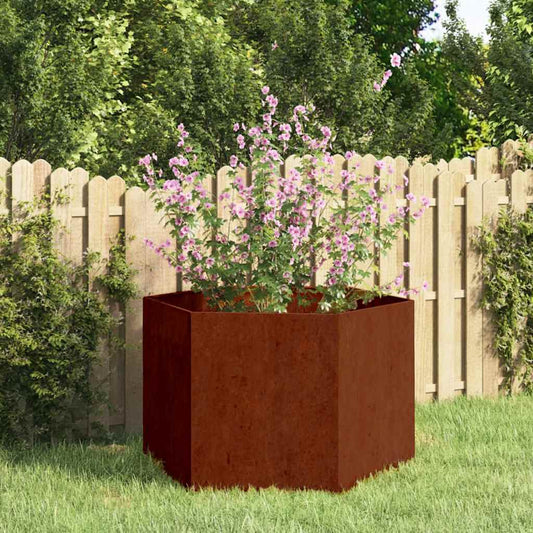 Plantenbak roestig 60x60x45 cm cortenstaal is nu te koop bij PeponiXL, paradijselijk wonen!