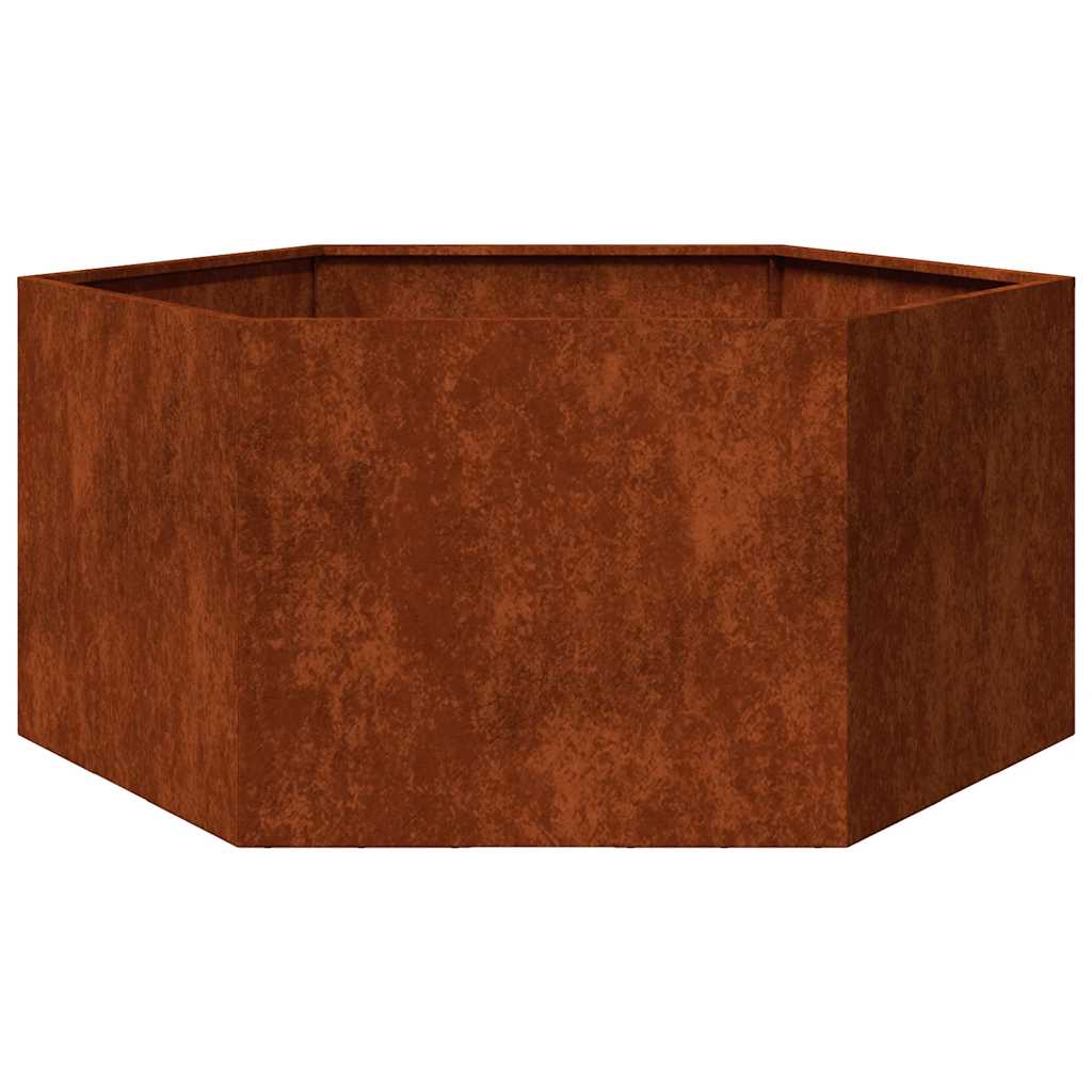 Plantenbak roestig 90x90x45 cm cortenstaal is nu te koop bij PeponiXL, paradijselijk wonen!