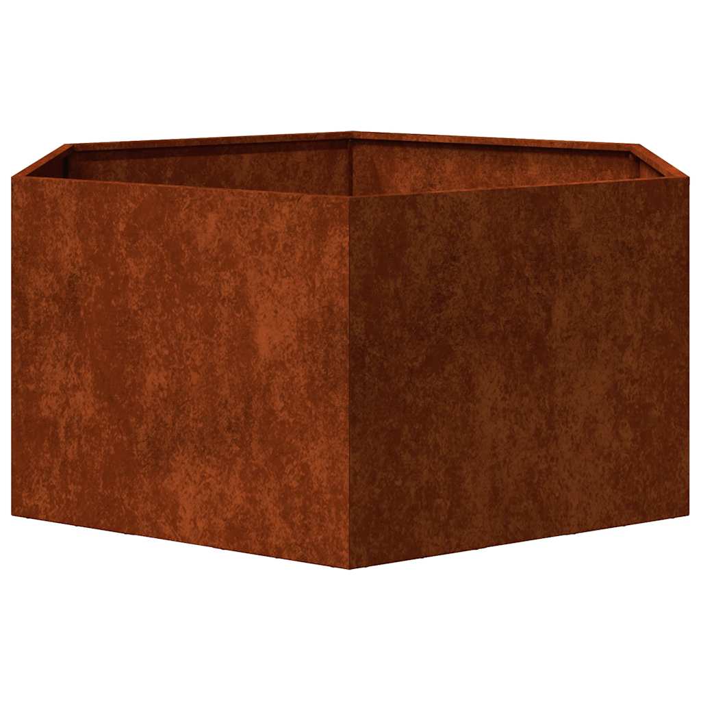 Plantenbak roestig 90x90x45 cm cortenstaal is nu te koop bij PeponiXL, paradijselijk wonen!