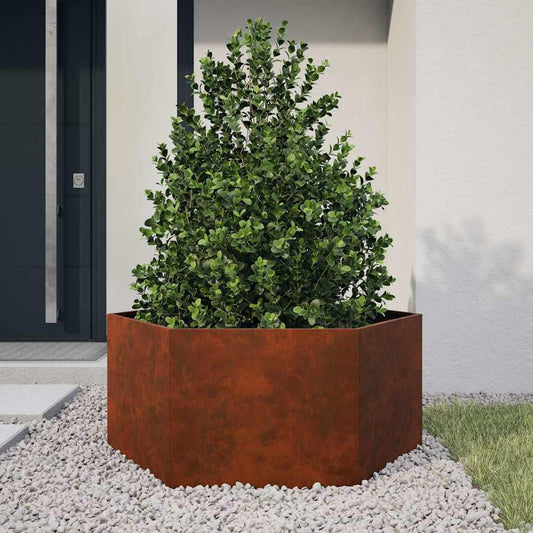 Plantenbak roestig 90x90x45 cm cortenstaal is nu te koop bij PeponiXL, paradijselijk wonen!