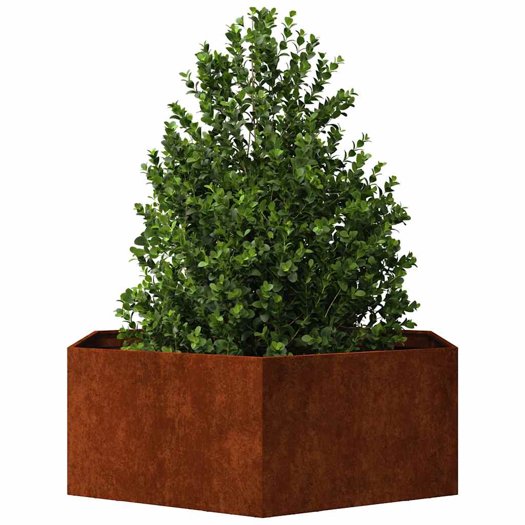 Plantenbak roestig 138x120x45 cm cortenstaal is nu te koop bij PeponiXL, paradijselijk wonen!
