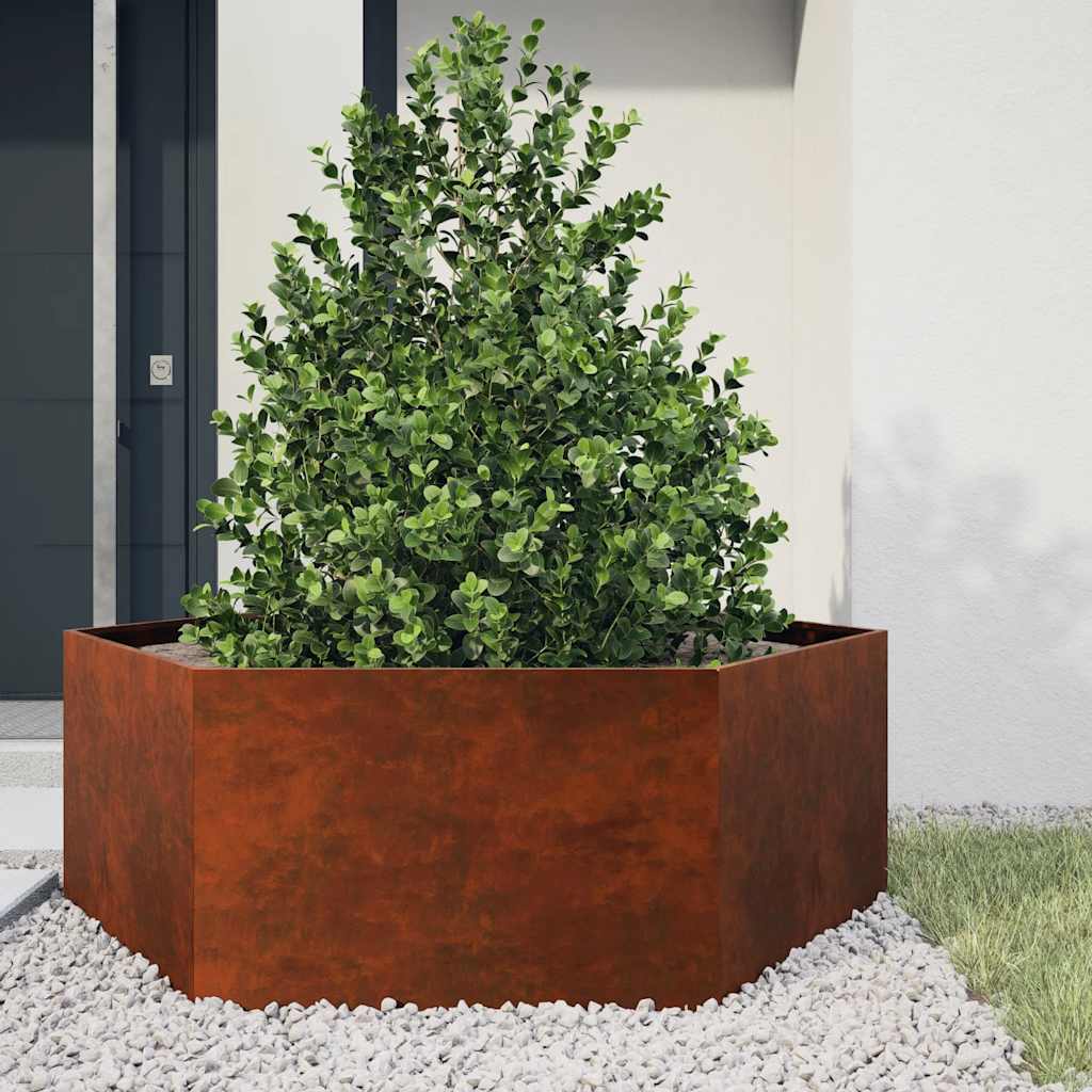 Plantenbak roestig 138x120x45 cm cortenstaal is nu te koop bij PeponiXL, paradijselijk wonen!