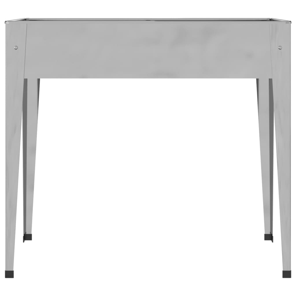 Plantenbakken 2 st gegalvaniseerd staal is nu te koop bij PeponiXL, paradijselijk wonen!