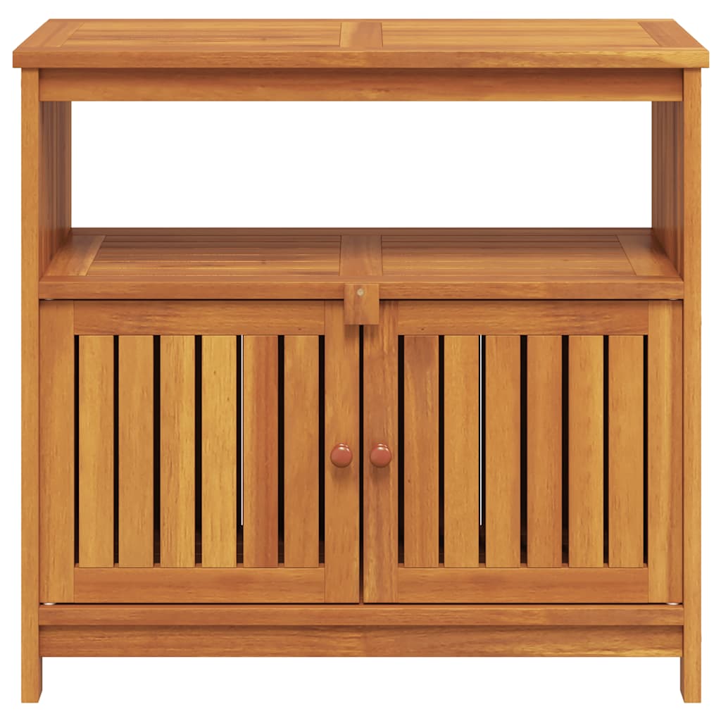 Tuinwandtafel 80x35x75 cm massief acaciahout is nu te koop bij PeponiXL, paradijselijk wonen!