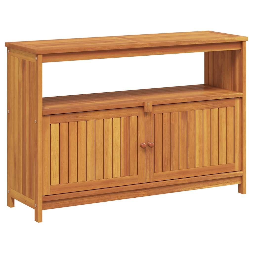 Tuinwandtafel 110x35x75 cm massief acaciahout is nu te koop bij PeponiXL, paradijselijk wonen!