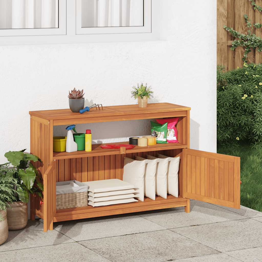 Tuinwandtafel 110x35x75 cm massief acaciahout is nu te koop bij PeponiXL, paradijselijk wonen!