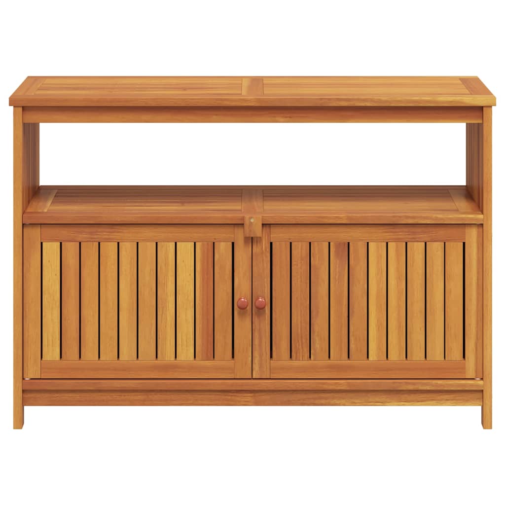 Tuinwandtafel 110x35x75 cm massief acaciahout is nu te koop bij PeponiXL, paradijselijk wonen!