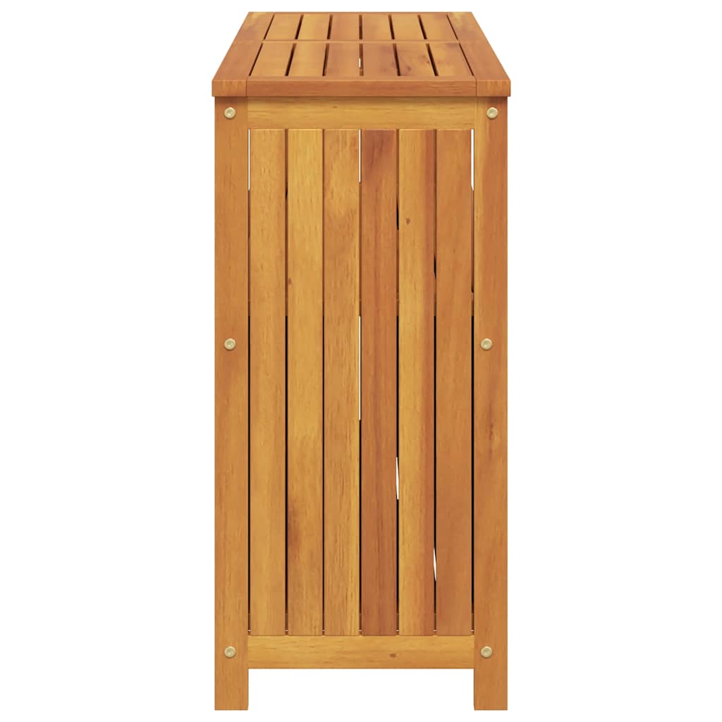 Tuinwandtafel 110x35x75 cm massief acaciahout is nu te koop bij PeponiXL, paradijselijk wonen!
