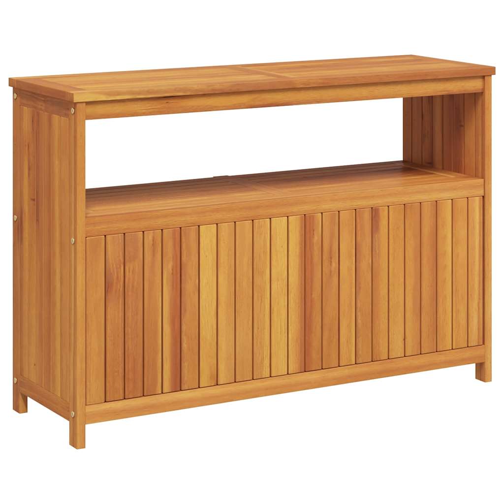 Tuinwandtafel 110x35x75 cm massief acaciahout is nu te koop bij PeponiXL, paradijselijk wonen!