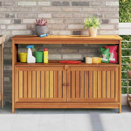 Tuinwandtafel 110x35x75 cm massief acaciahout is nu te koop bij PeponiXL, paradijselijk wonen!