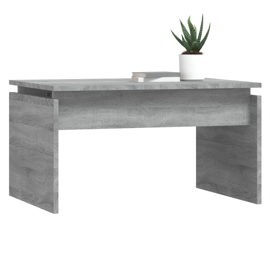 Salontafel 68x50x38 cm bewerkt hout grijs sonoma eiken is nu te koop bij PeponiXL, paradijselijk wonen!