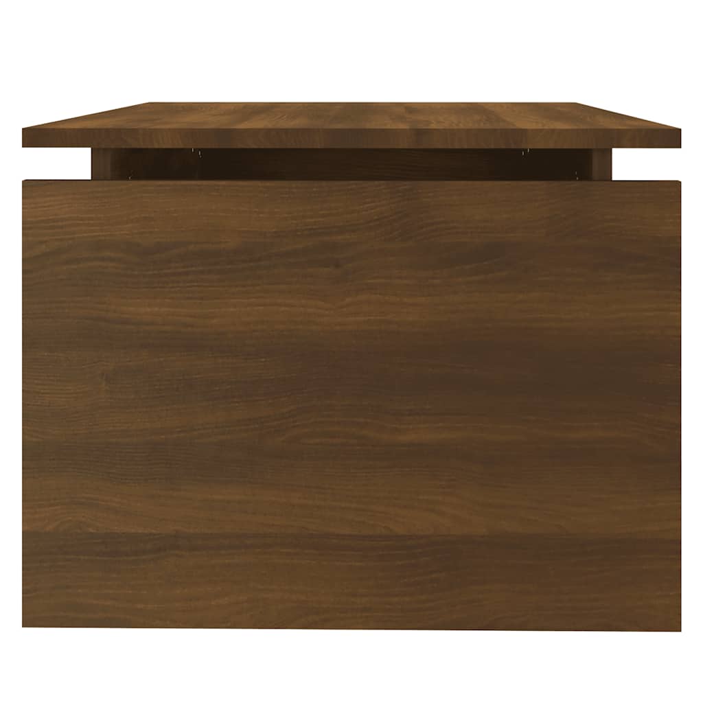 Salontafel 68x50x38 cm bewerkt hout bruin eikenkleur is nu te koop bij PeponiXL, paradijselijk wonen!