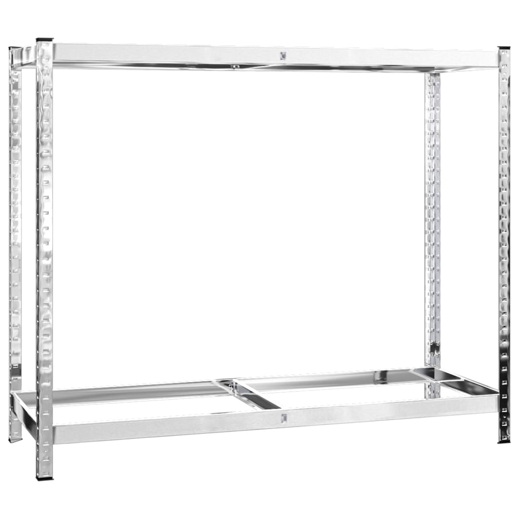 Bandenrekken 2-laags 4 st 110x40x110 cm staal zilverkleurig is nu te koop bij PeponiXL, paradijselijk wonen!