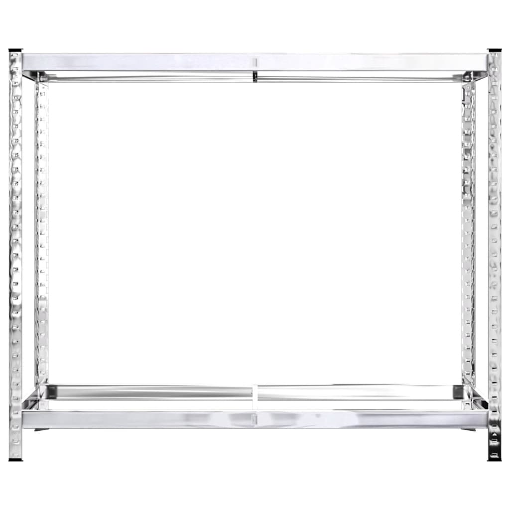 Bandenrekken 2-laags 4 st 110x40x110 cm staal zilverkleurig is nu te koop bij PeponiXL, paradijselijk wonen!